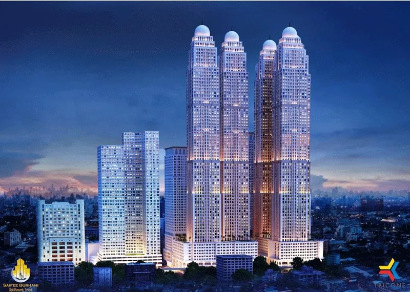 Saifee Burhani building facade project, Mumbai